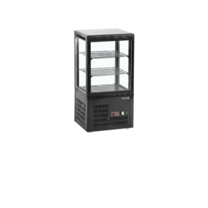 Vitrine 4 faces froid positif UPD60-BLACK
