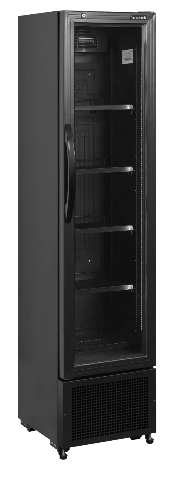 Vitrine armoire à boissons slim noire114 litres FS176H Black – Image 5