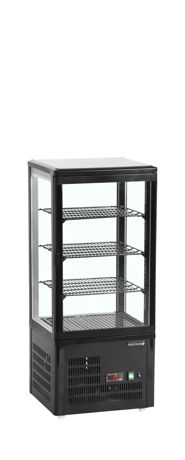 Vitrine à poser 4 faces froid positif UPD80-BLACK – Image 6