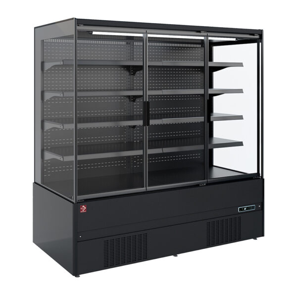 Vitrine murale réfrigérée froid positif portes battantes largeur 2.50m  PML25-H5 – Image 3