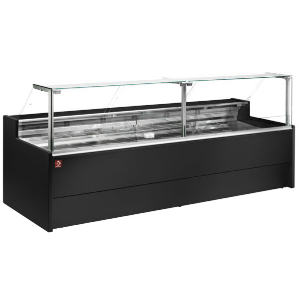 Comptoir réfrigéré froid ventilé spécial boucherie largeur 1.50m VZ15/B5-VR2 – Image 4