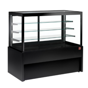 Comptoir vitrine panoramique ventilé  4 niveaux  Largeur 1m CB10V-B9/P2