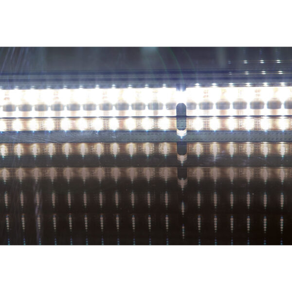 Comptoir vitrine panoramique ventilé 4 niveaux Largeur 1,50m CB15V-B9/P2 – Image 4
