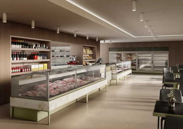 Comptoir réfrigéré spécial boucherie PENTAGRAM DELI – Image 5