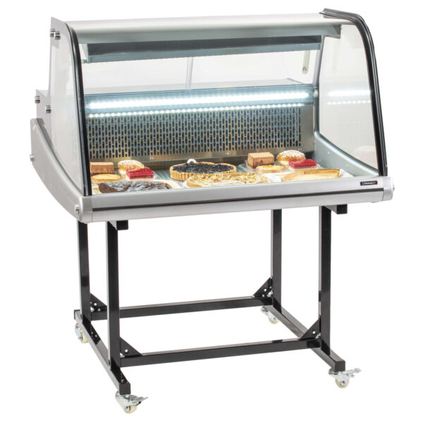 Vitrine réfrigérée de marché sur chariot 175 litres CVRM175L – Image 4