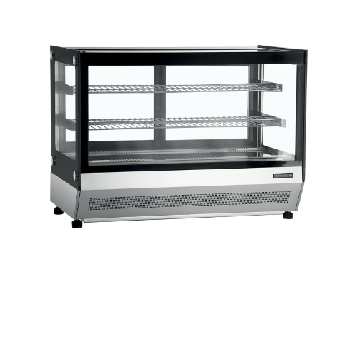 Vitrine réfrigérée 4 faces froid positif 88 litres LCT900F/BLACK