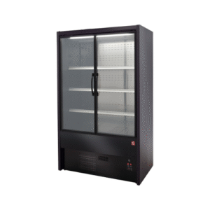 Vitrine murale réfrigérée positive portes battantes largeur 1m DS10/B5-P9B