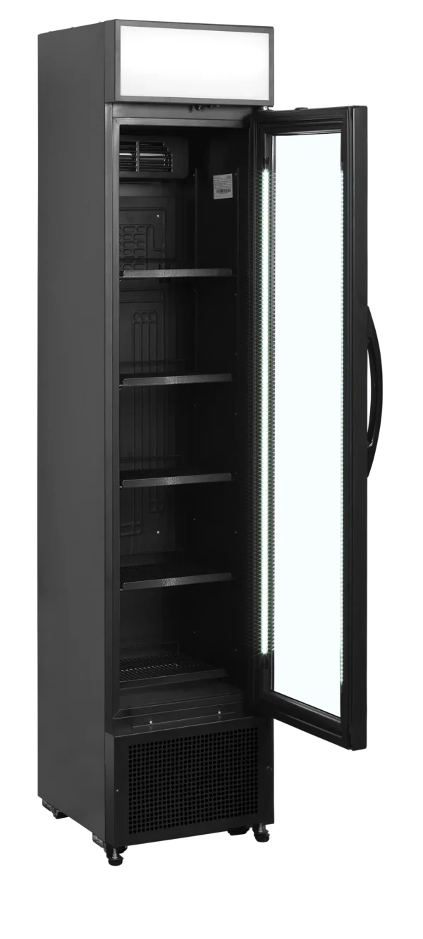 Réfrigérateur à boissons slim noir avec fronton 114 litres FSC175H BLACK – Image 5