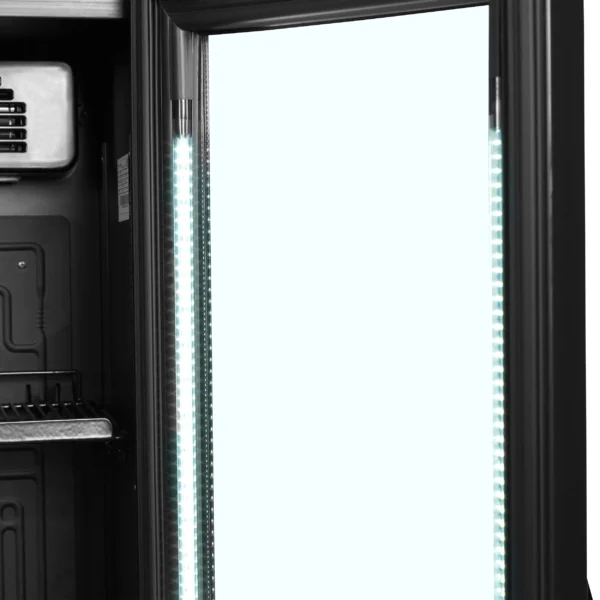 Réfrigérateur à boissons slim noir avec fronton 114 litres FSC175H BLACK – Image 4