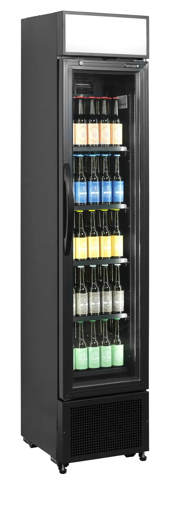 Réfrigérateur à boissons slim noir avec fronton 114 litres FSC175H BLACK – Image 6
