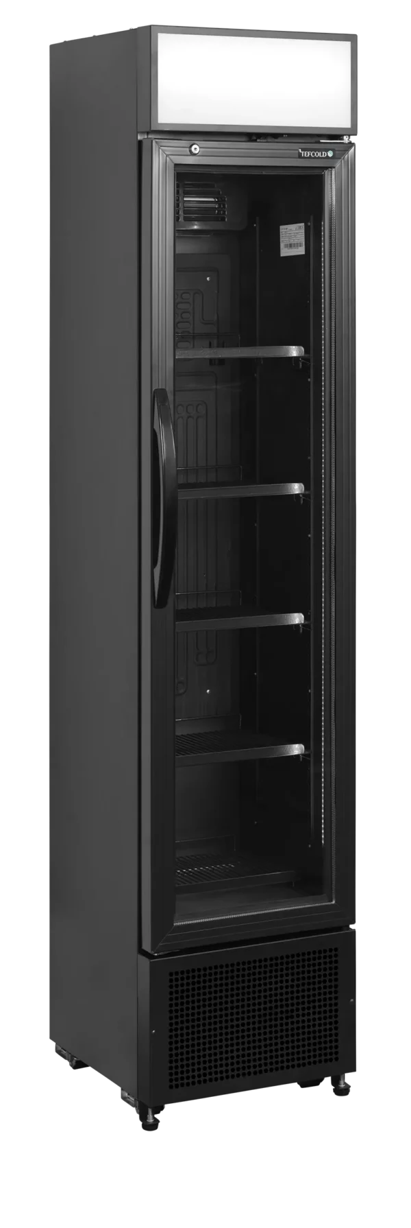 Réfrigérateur à boissons slim noir avec fronton 114 litres FSC175H BLACK – Image 7
