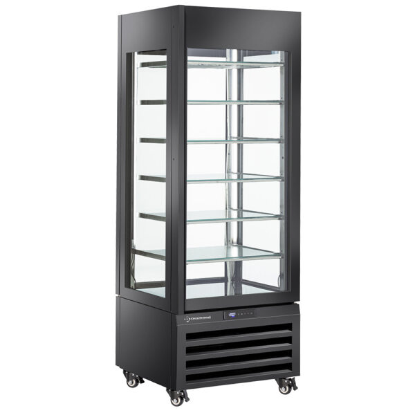 Vitrine à glaces 4 faces vitrées ICE CREAM 440LT noire MAX/507-SB – Image 3