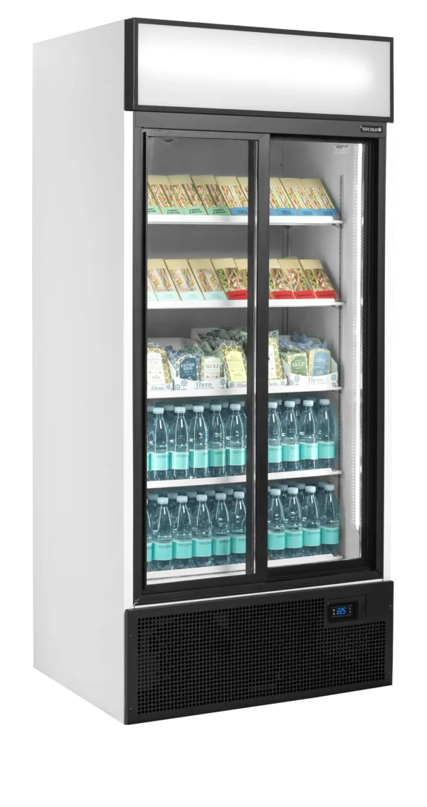 Vitrine à boissons 2 portes coulissantes 462 litres FSC891S – Image 5