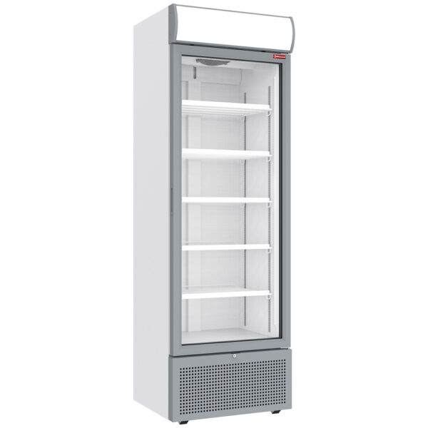 Vitrine à boissons avec fronton 494 litres blanche CLP52-SW – Image 3