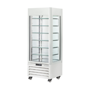 Vitrine à glaces 4 faces vitrées ICE CREAM 440LT blanche MAX/507-SW