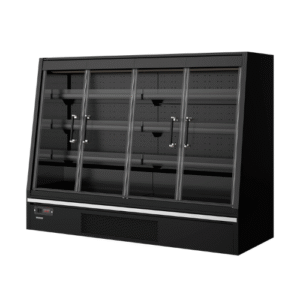 Vitrine libre service semi verticale largeur 1.95m Galaxy+ GPL20FGD Black