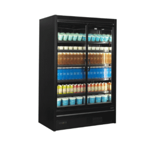 Vitrine murale réfrigérée libre service largeur 1.33m MDCA1250HB