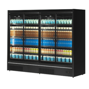 Vitrine murale réfrigérée libre service largeur 2.58m MDCA2500HB