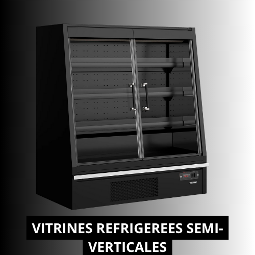 vitrine réfrigérée semi verticale 