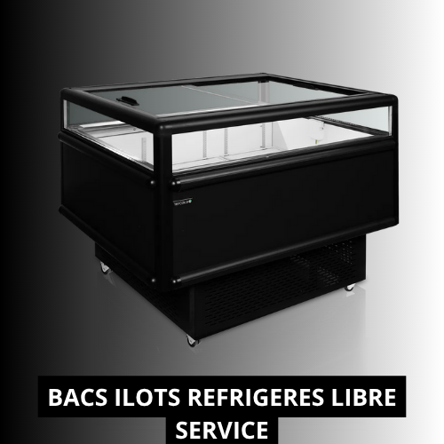 Bacs îlots réfrigérés libre service 