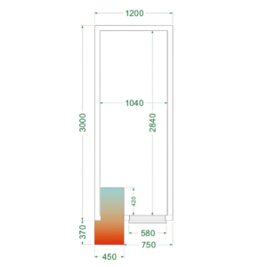 Chambre froide positive 6,03M3 CRPF1230