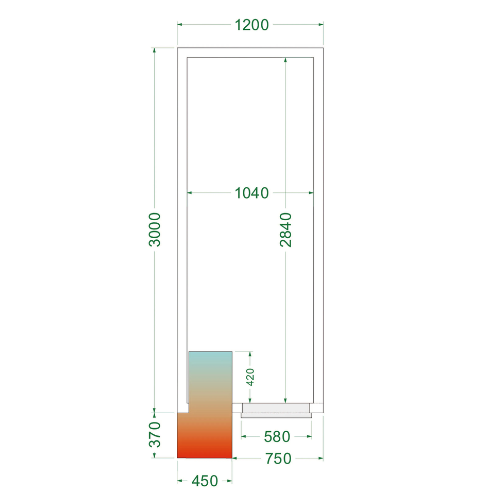 Chambre froide positive 6,03M3 CRPF1230 – Image 7