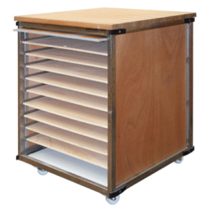 chariot parisien pour boulangerie et patisserie 8 niveaux