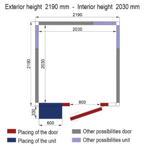 Devis chambre froide négative professionnelle