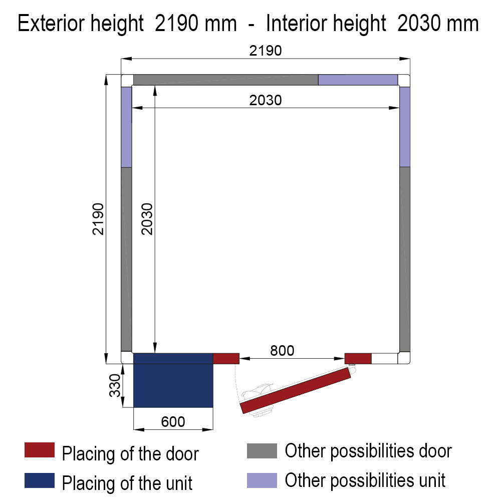 Devis chambre froide négative professionnelle