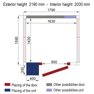 Devis Chambre froide négative professionnelle