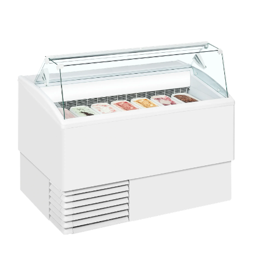 Vitrine à glaces professionnelle Vitrine pour glacier ISETTA 7ST