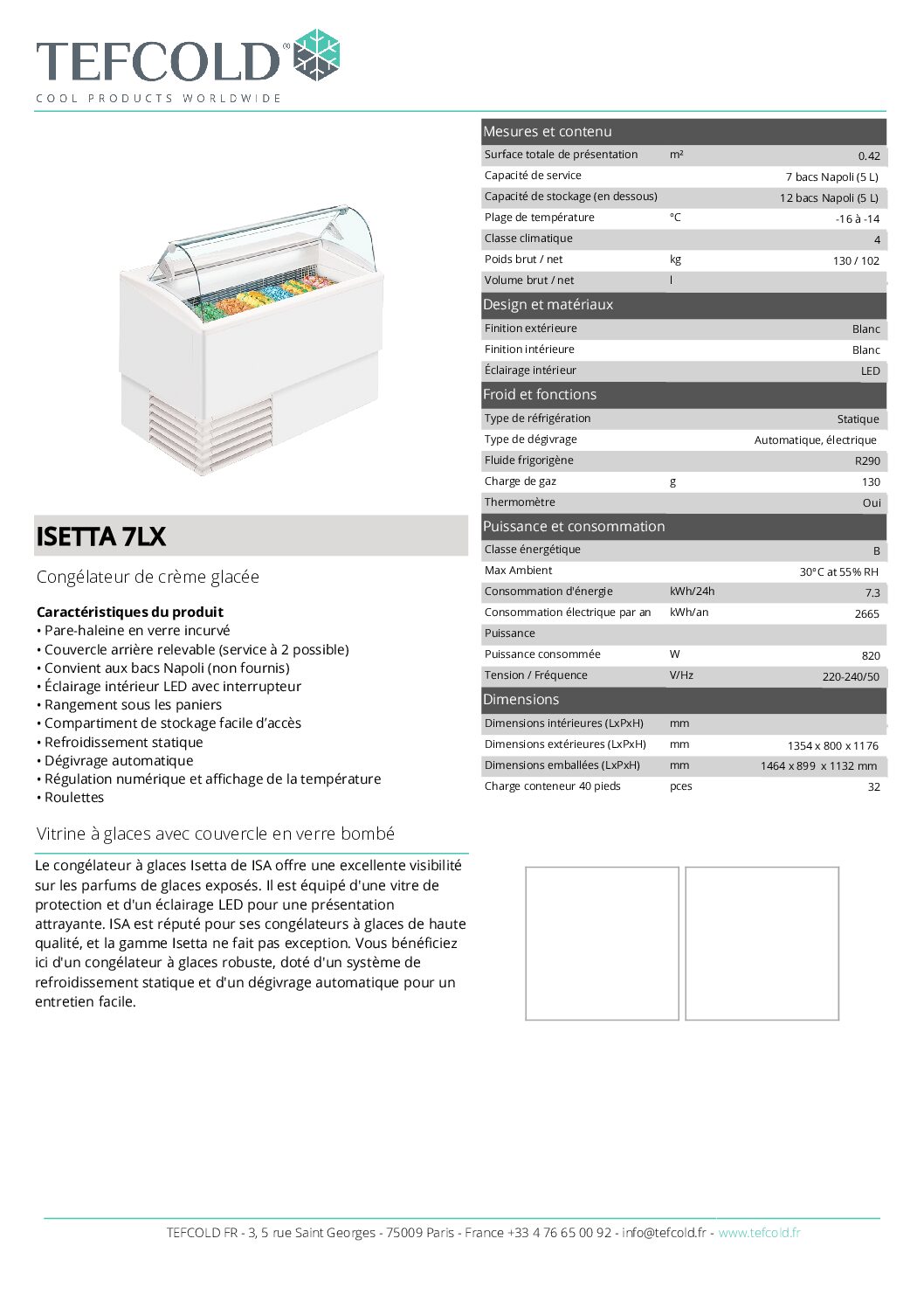 Comptoir à crème glacée ISETTA 7LX – Image 6
