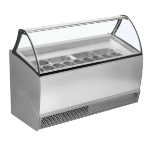 Comptoir vitrine à glace professionnelle marque ISA