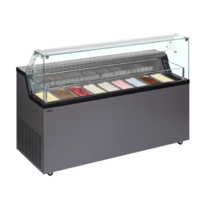 Vitrine à glace professionnelle MIRABELLA 9 comptoir à crème glacée