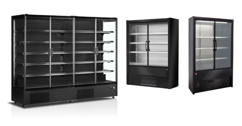 Vitrine réfrigérée murale compacte 57 cm de profondeur, pour les commerces disposant d'un espace limité