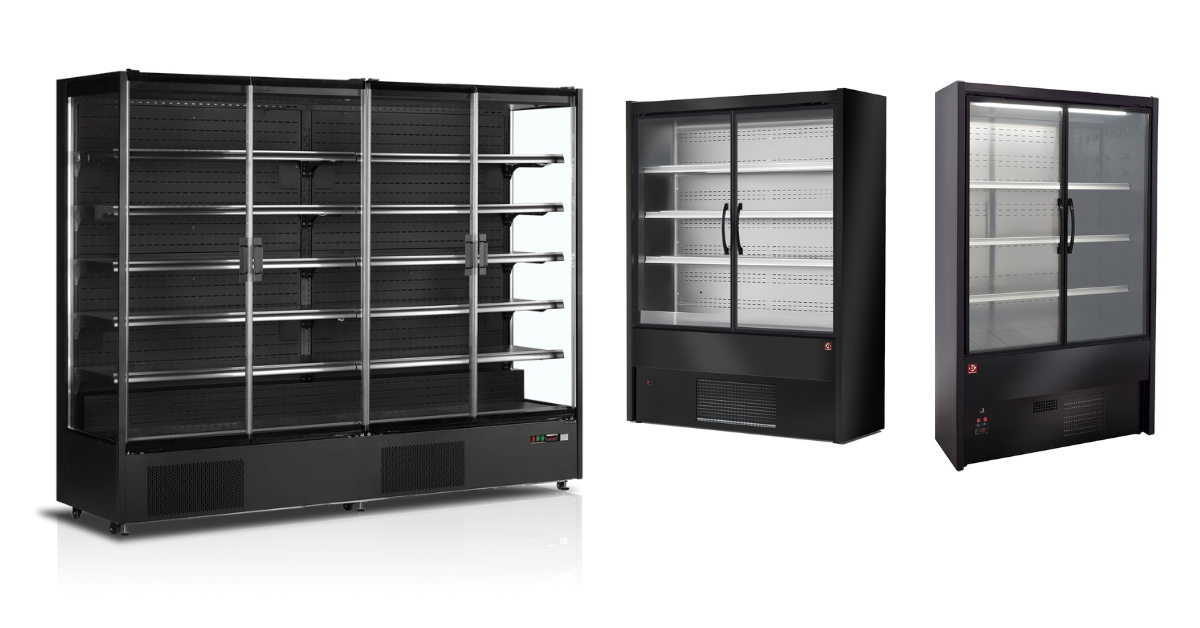 Vitrine réfrigérée murale compacte 57 cm de profondeur, pour les commerces disposant d'un espace limité