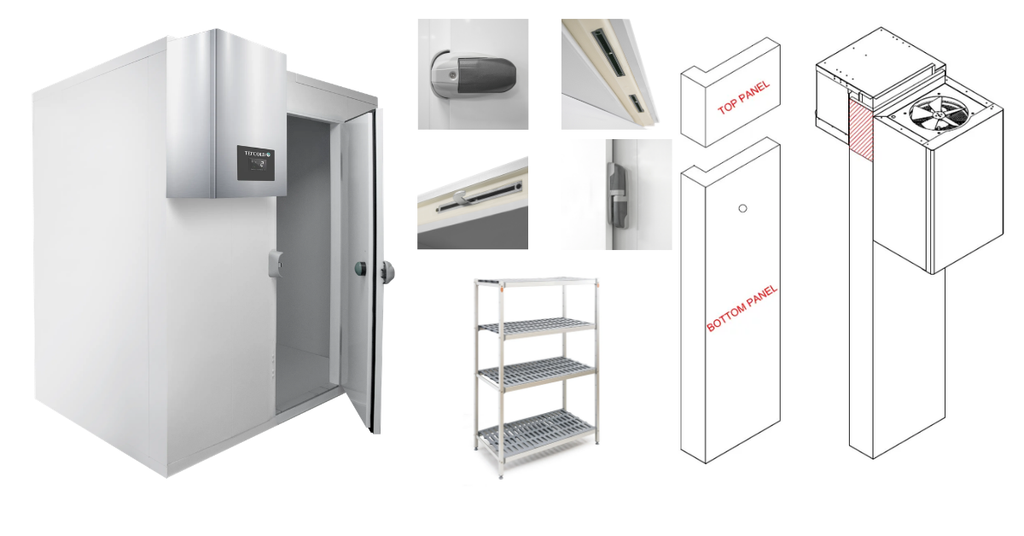 Chambre froide positive complète TEFCOLD