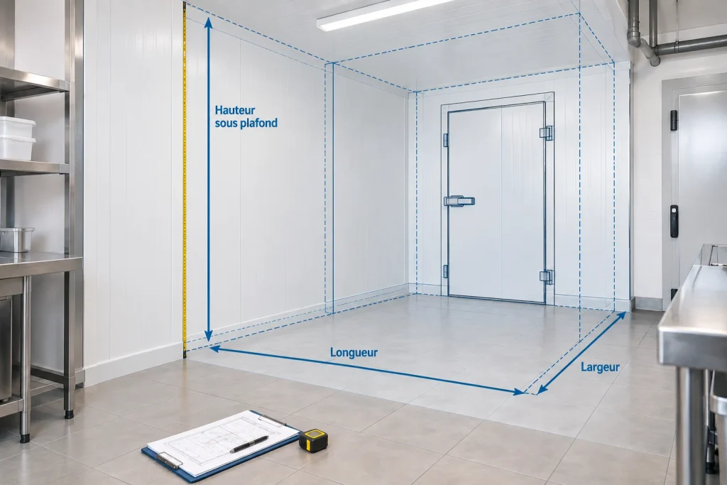 Chambre froide positive sur mesure