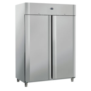 Armoire positive 1 255 L Inox : une conservation positive organisée pour les cuisines professionnelles.